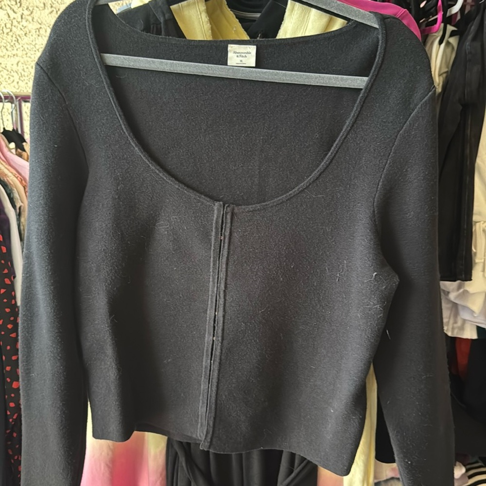 EUC Abercrombie and Fitch Black Cardigan Black Cardigan
